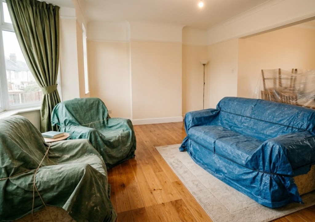 Maison meublée bache